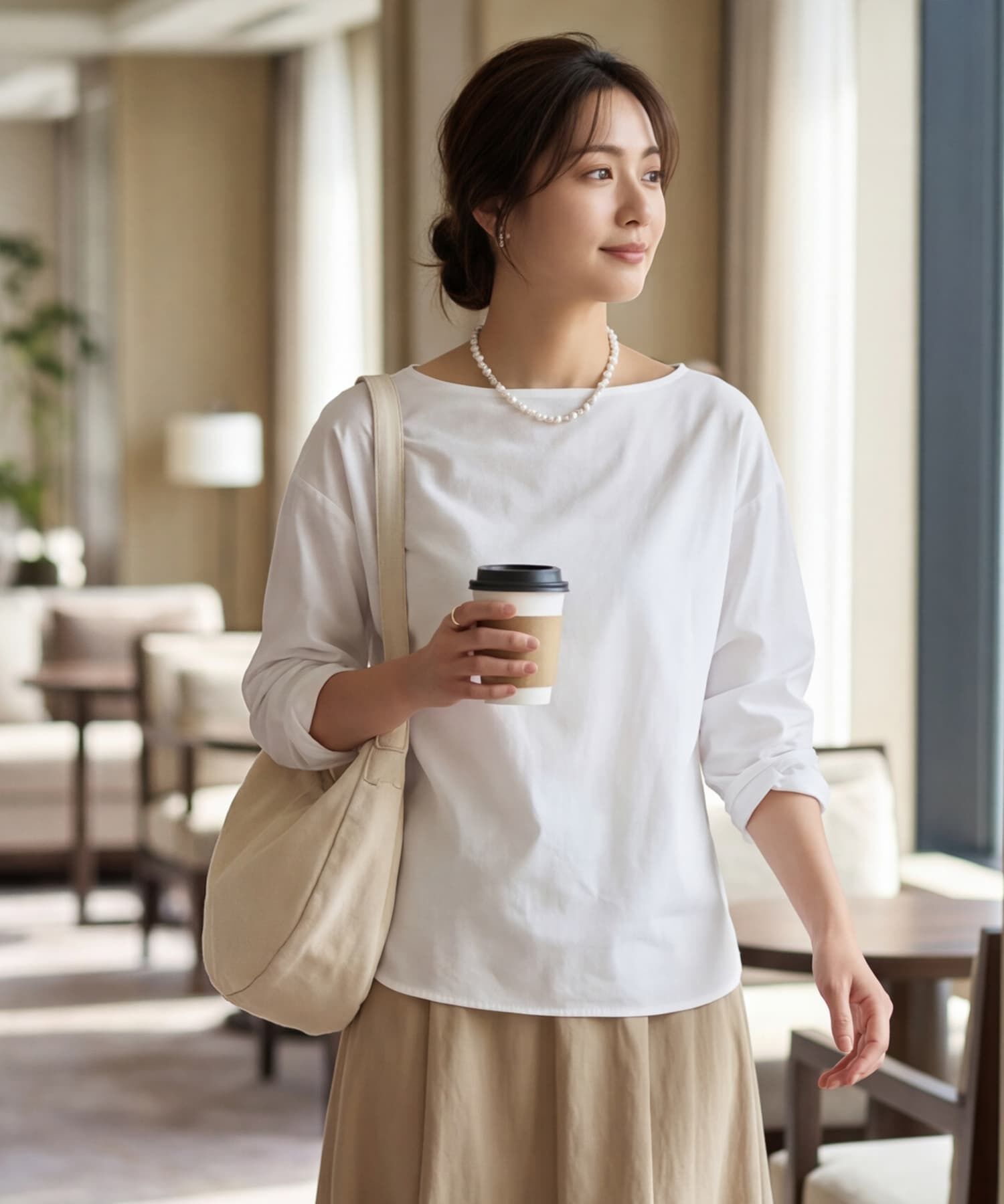STYLE DELI「【DELI by】バロック淡水パールビーズネックレス」|ネックレス|
