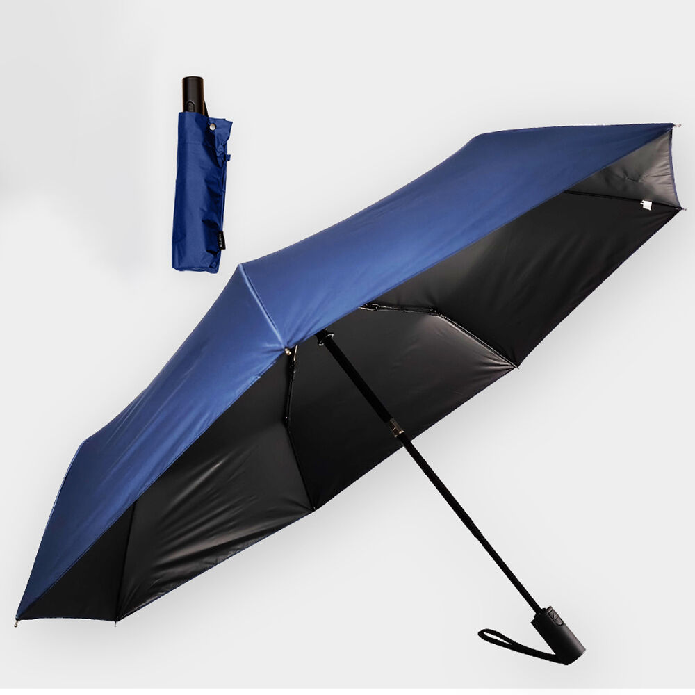 BACKYARD FAMILY「KIZAWA 折りたたみ傘 通販 日傘 折りたたみ 完全遮光 傘 58cm 折畳み傘 晴雨兼用」|傘|ブルー1
