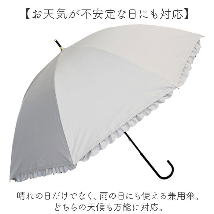 BACKYARD FAMILY「晴雨兼用傘 長傘 遮熱 レディース 通販 傘 晴雨兼用 一級遮光 日傘 雨傘 かさ カサ 55cm」|傘|