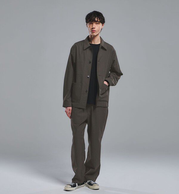 UNITED ARROWS green label relaxing「テック カルゼ カバーオール ジャケット -ストレッチ-」|ブルゾン・スタジャン|