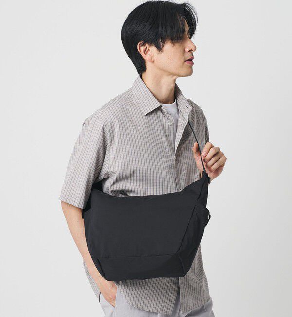 BEAUTY&YOUTH UNITED ARROWS「ソフト ファブリック ショルダー バッグ」|ショルダー・メッセンジャー|BLACK