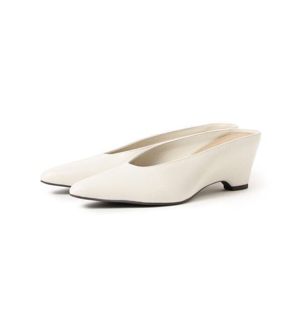 Demi-Luxe BEAMS 「レザーラップ ミュール」|パンプス|OFF_WHITE