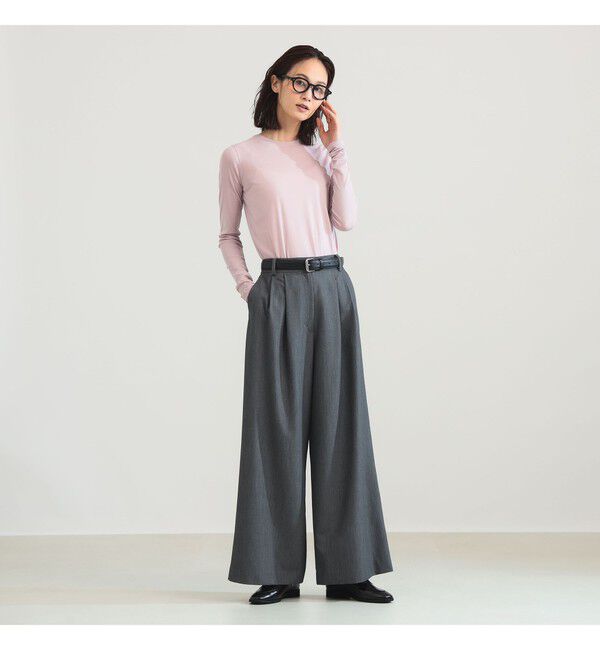Demi-Luxe BEAMS 「コットン ハイツイストシアー Tシャツ」|Tシャツ・カットソー|