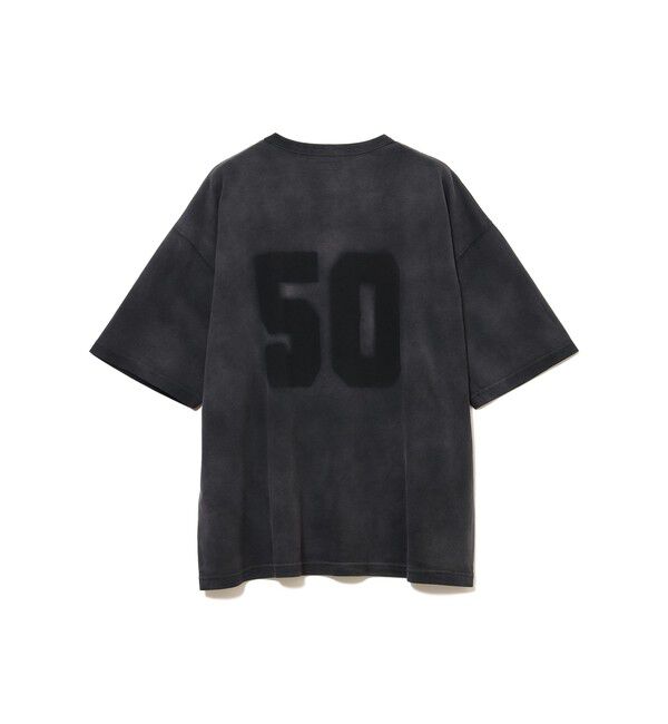 BEAMS「フェード ナンバリング Tシャツ【ワイドショートフィット】」|Tシャツ・カットソー|