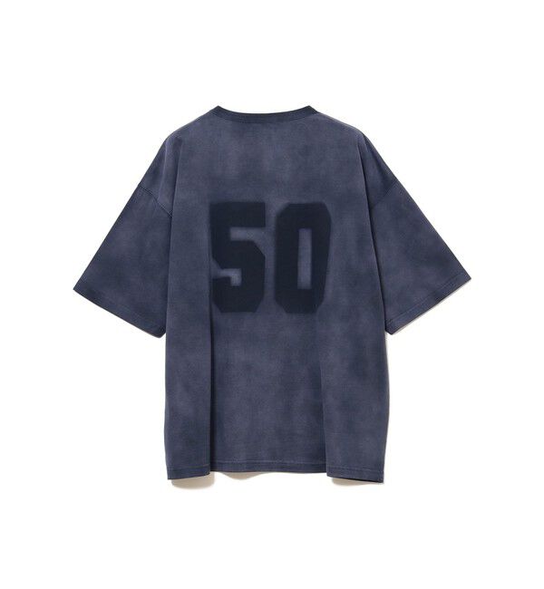 BEAMS「フェード ナンバリング Tシャツ【ワイドショートフィット】」|Tシャツ・カットソー|