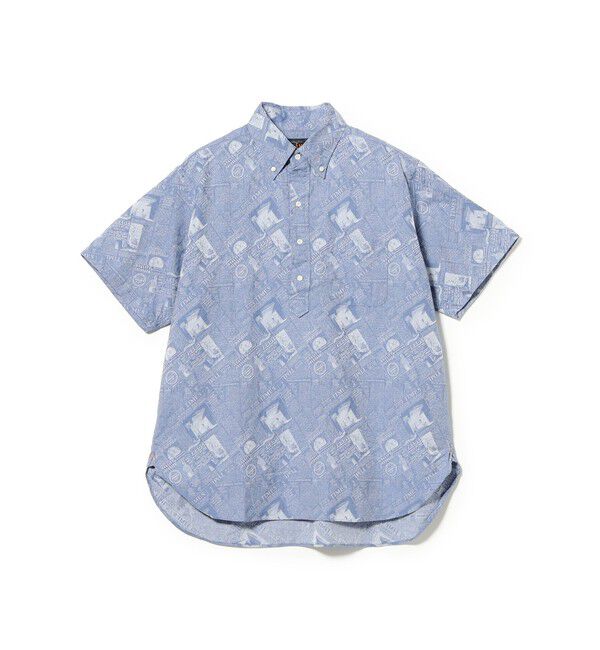 BEAMS PLUS「B.D. Pullover Classic-fit Newspaper Jacquard」|シャツ・ブラウス|