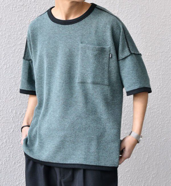 SHIPS any「SHIPS any:〈洗濯機可能〉コードパイル リバーシブル Tシャツ◇」|Tシャツ・カットソー|