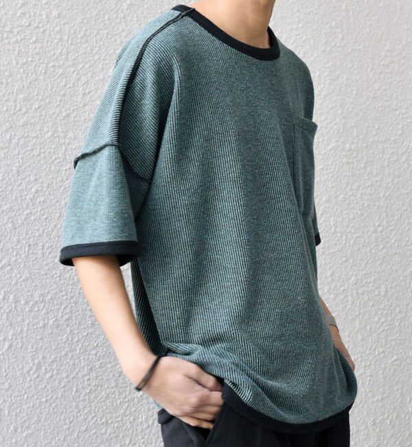 SHIPS any「SHIPS any:〈洗濯機可能〉コードパイル リバーシブル Tシャツ◇」|Tシャツ・カットソー|