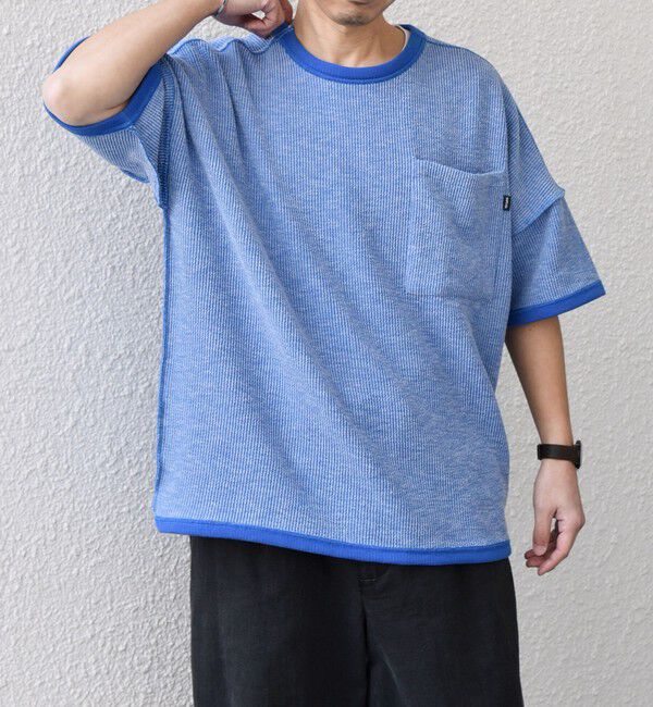 SHIPS any「SHIPS any:〈洗濯機可能〉コードパイル リバーシブル Tシャツ◇」|Tシャツ・カットソー|