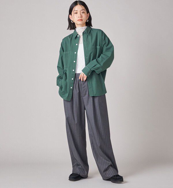 SHIPS for women「SHIPS NINE CASE:〈洗濯機可能〉ダイド シャツ」|シャツ・ブラウス|
