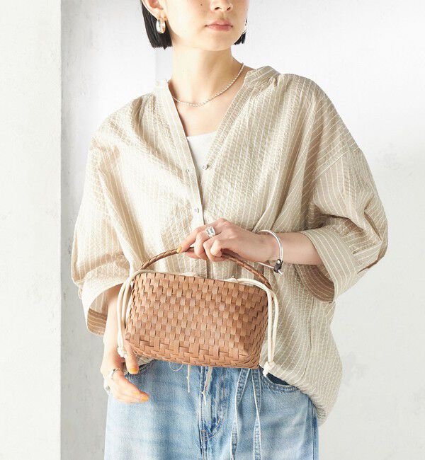 SHIPS for women「《予約》NHE: NAGANG mini」|かごバッグ|