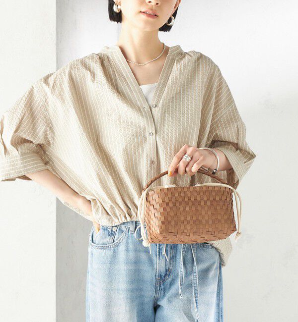 SHIPS for women「《予約》NHE: NAGANG mini」|かごバッグ|