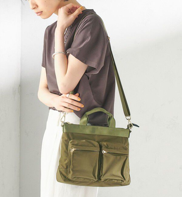 SHIPS for women「《予約》【WEB限定】Hyman Roth:〈撥水加工〉ナイロン ミニ ヘルメット バッグ」|ショルダー・メッセンジャー|
