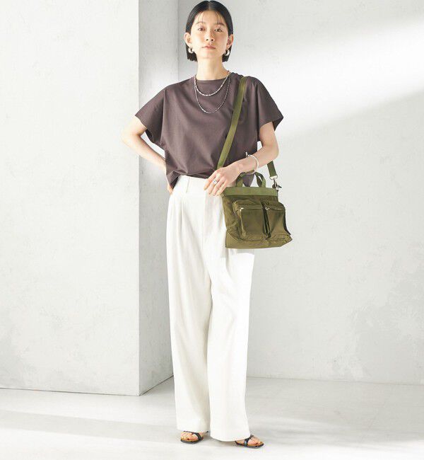 SHIPS for women「《予約》【WEB限定】Hyman Roth:〈撥水加工〉ナイロン ミニ ヘルメット バッグ」|ショルダー・メッセンジャー|