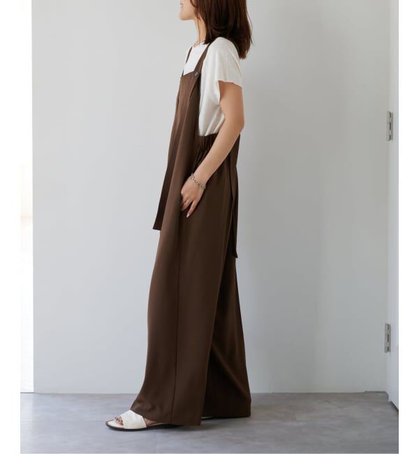 OUTDOOR PRODUCTS Usual Things「追加 ポリエステルノットディテールサロペット」|オールインワン|