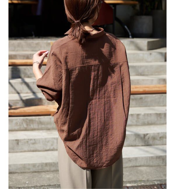 OUTDOOR PRODUCTS Usual Things「追加レ ーヨンリネンシャツ」|シャツ・ブラウス|