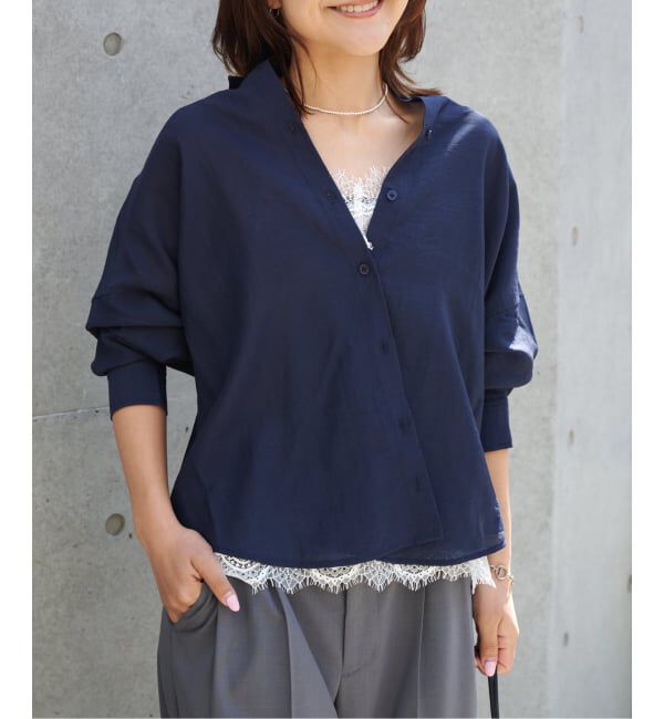 OUTDOOR PRODUCTS Usual Things「追加レ ーヨンリネンシャツ」|シャツ・ブラウス|