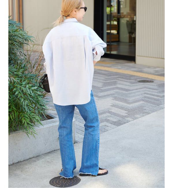 OUTDOOR PRODUCTS Usual Things「追加レ ーヨンリネンシャツ」|シャツ・ブラウス|