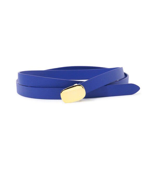 TOMORROWLAND GOODS「【別注】Anderson's&times;TOMORROWLAND LONG BELT GOLD BUCKLE」|ベルト|65 ブルー