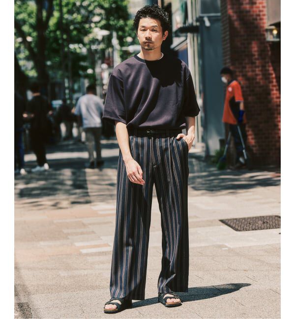 417 EDIFICE「ネックジャカード クールタッチTシャツ」|Tシャツ・カットソー|