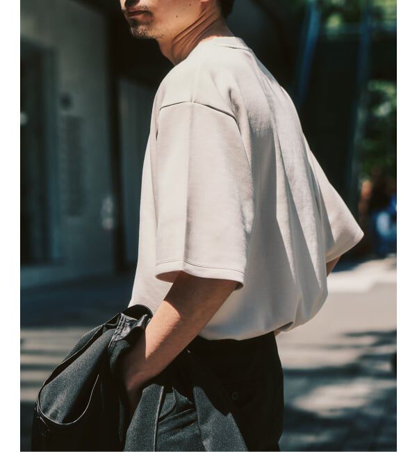 417 EDIFICE「ネックジャカード クールタッチTシャツ」|Tシャツ・カットソー|