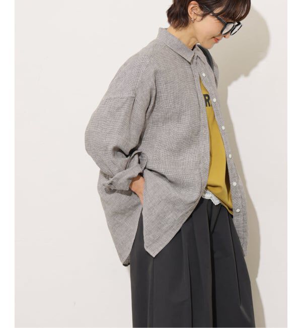 JOURNAL STANDARD relume「No.66フレンチリネンオーバーサイズシャツ」|シャツ・ブラウス|