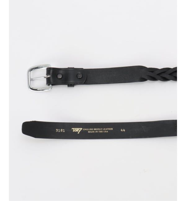 JOURNAL STANDARD「TORY LEATHER / トリーレザー 1/4 inch Long Tip Breided B」|ベルト|