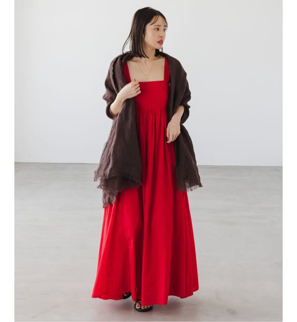 NOBLE「《NOBLE別注カラー》THROW/スロー Light Linen Color Stole」|ストール|