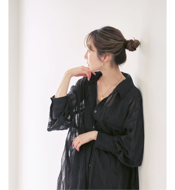 NOBLE「《NOBLE別注・予約》PROVOKE/プロヴォーク sheer check big SH」|シャツ・ブラウス|