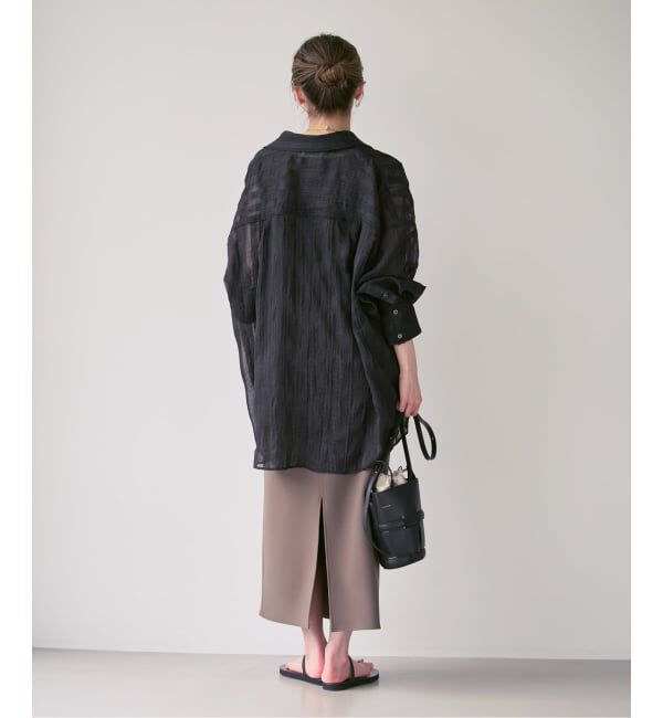 NOBLE「《NOBLE別注・予約》PROVOKE/プロヴォーク sheer check big SH」|シャツ・ブラウス|