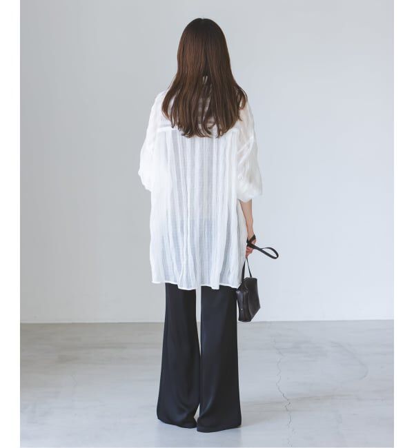 NOBLE「《NOBLE別注・予約》PROVOKE/プロヴォーク sheer check big SH」|シャツ・ブラウス|