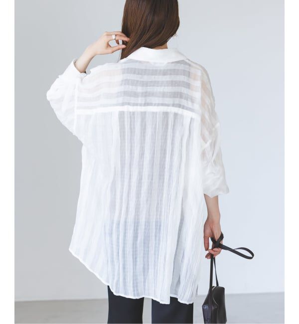 NOBLE「《NOBLE別注・予約》PROVOKE/プロヴォーク sheer check big SH」|シャツ・ブラウス|