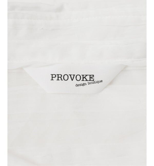 NOBLE「《NOBLE別注・予約》PROVOKE/プロヴォーク sheer check big SH」|シャツ・ブラウス|