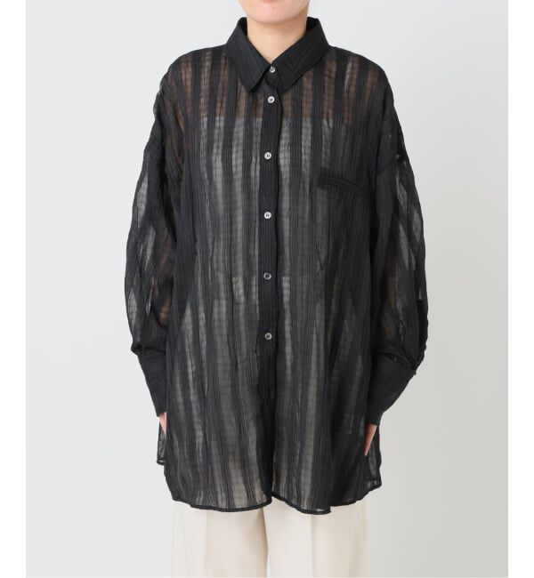 NOBLE「《NOBLE別注・予約》PROVOKE/プロヴォーク sheer check big SH」|シャツ・ブラウス|