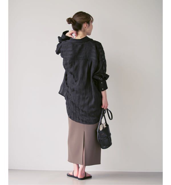 NOBLE「《NOBLE別注・予約》PROVOKE/プロヴォーク sheer check big SH」|シャツ・ブラウス|