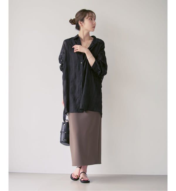 NOBLE「《NOBLE別注・予約》PROVOKE/プロヴォーク sheer check big SH」|シャツ・ブラウス|