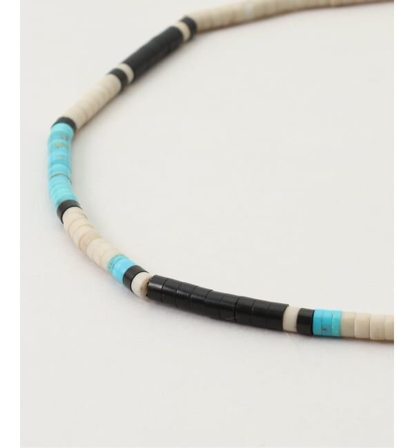 FRAMeWORK「MIKIA/ミキア 別注fossiljasper/turquoise ネックレス40」|ネックレス|