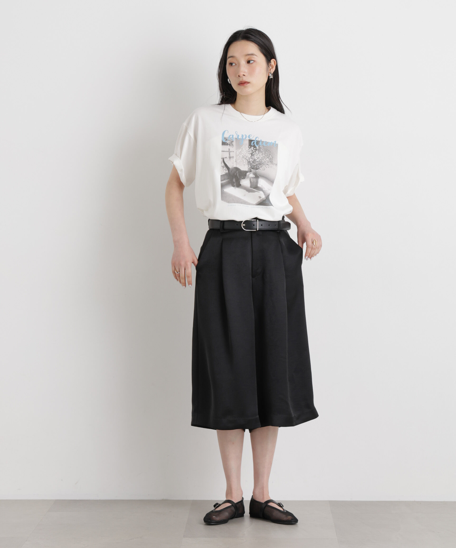nano･universe「MINERALTEX(TM)フォトプリントTシャツ」|Tシャツ・カットソー|