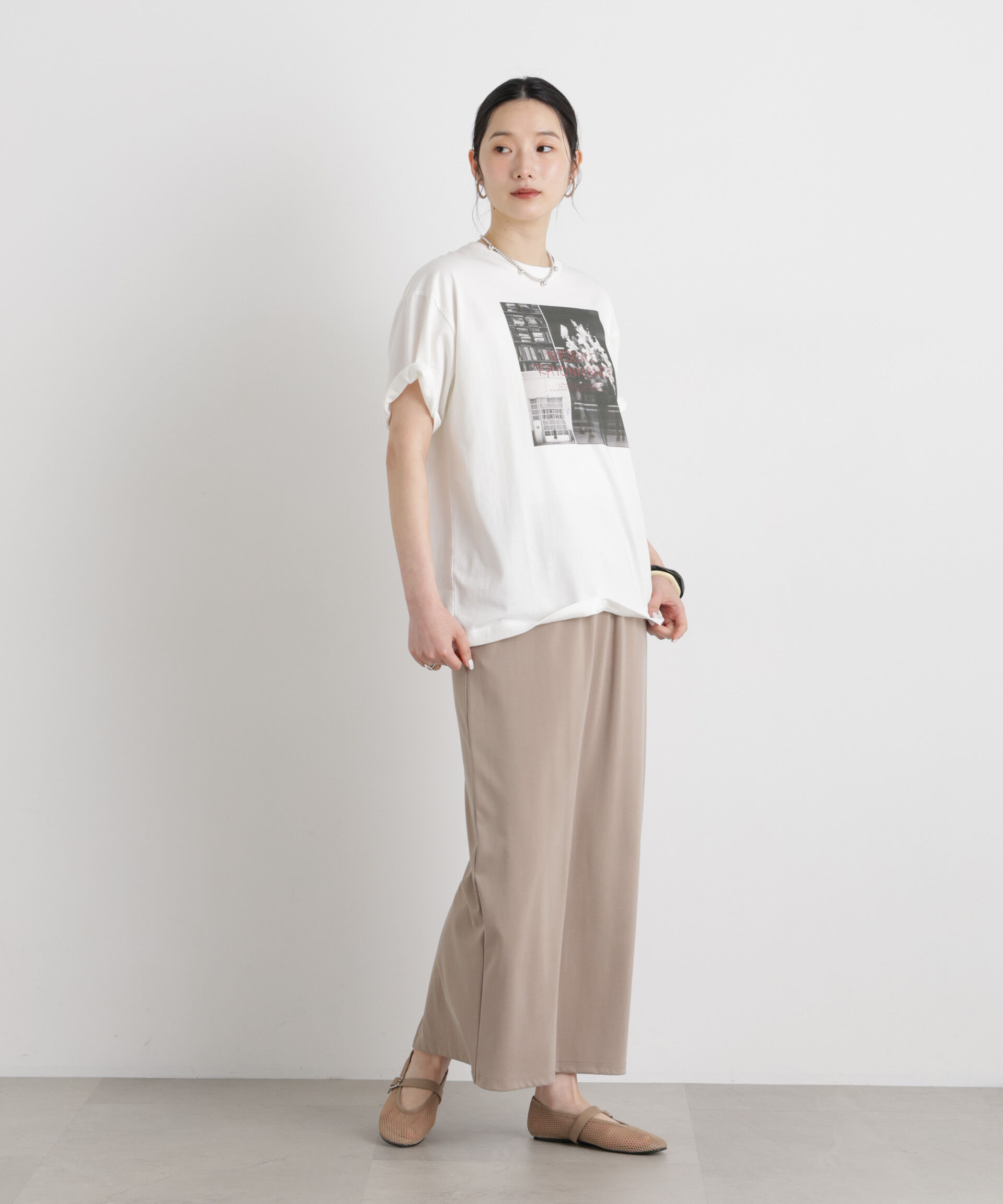 nano･universe「MINERALTEX(TM)フォトプリントTシャツ」|Tシャツ・カットソー|