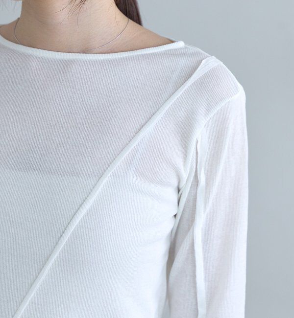  「シアーテレコカットソー」|Tシャツ・カットソー|