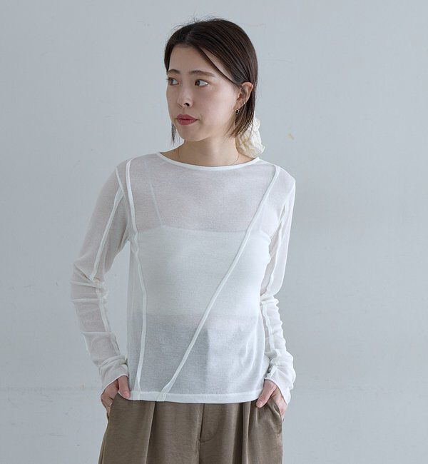 「シアーテレコカットソー」|Tシャツ・カットソー|