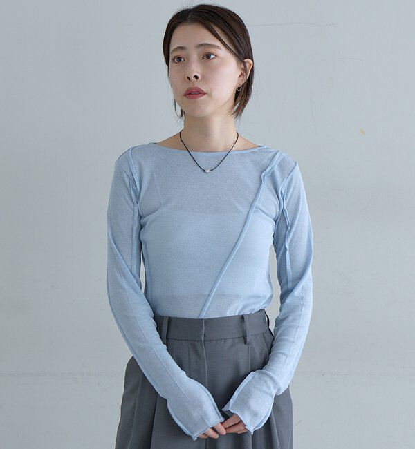  「シアーテレコカットソー」|Tシャツ・カットソー|