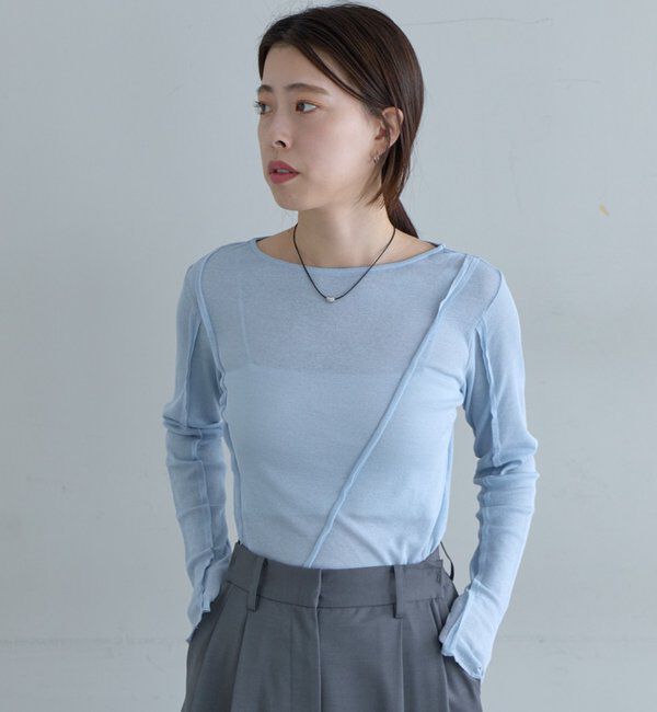  「シアーテレコカットソー」|Tシャツ・カットソー|