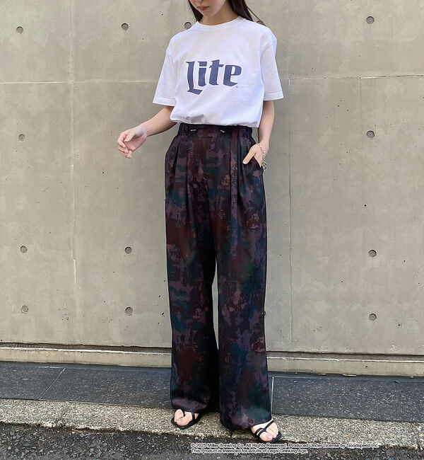 NOMINE「【GOOD ROCK SPEED】Miller LITE ロゴ半袖 Tシャツ」|Tシャツ・カットソー|