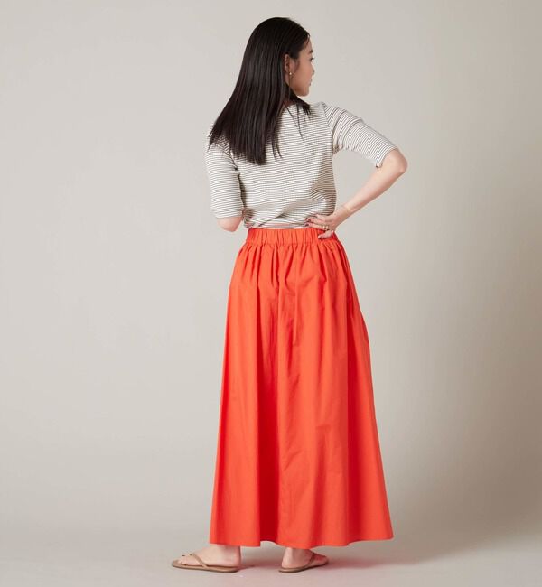 Liesse「ボートネック＆分袖ボーダープルオーバー」|Tシャツ・カットソー|