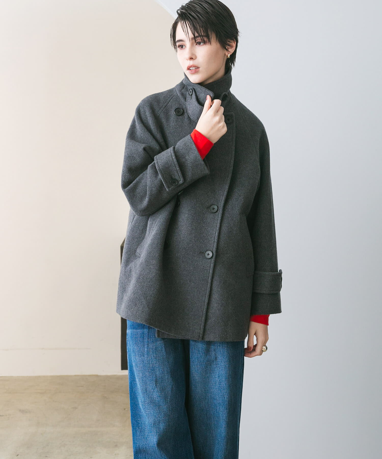 スーパー100メルトンPコート（URBAN RESEARCH）｜ルミネのファッション
