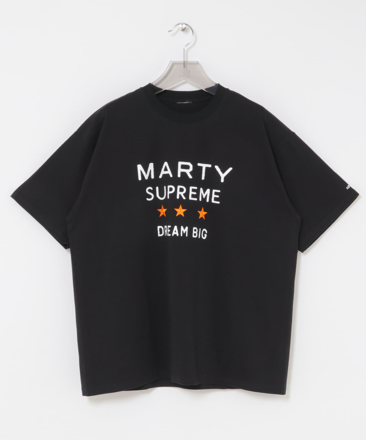 URBAN RESEARCH「URBAN RESEARCH&times;MARTY SUPREME&times;A24　SOLID 3STAR LOGO T-SHIRTS」|Tシャツ・カットソー|ブラック