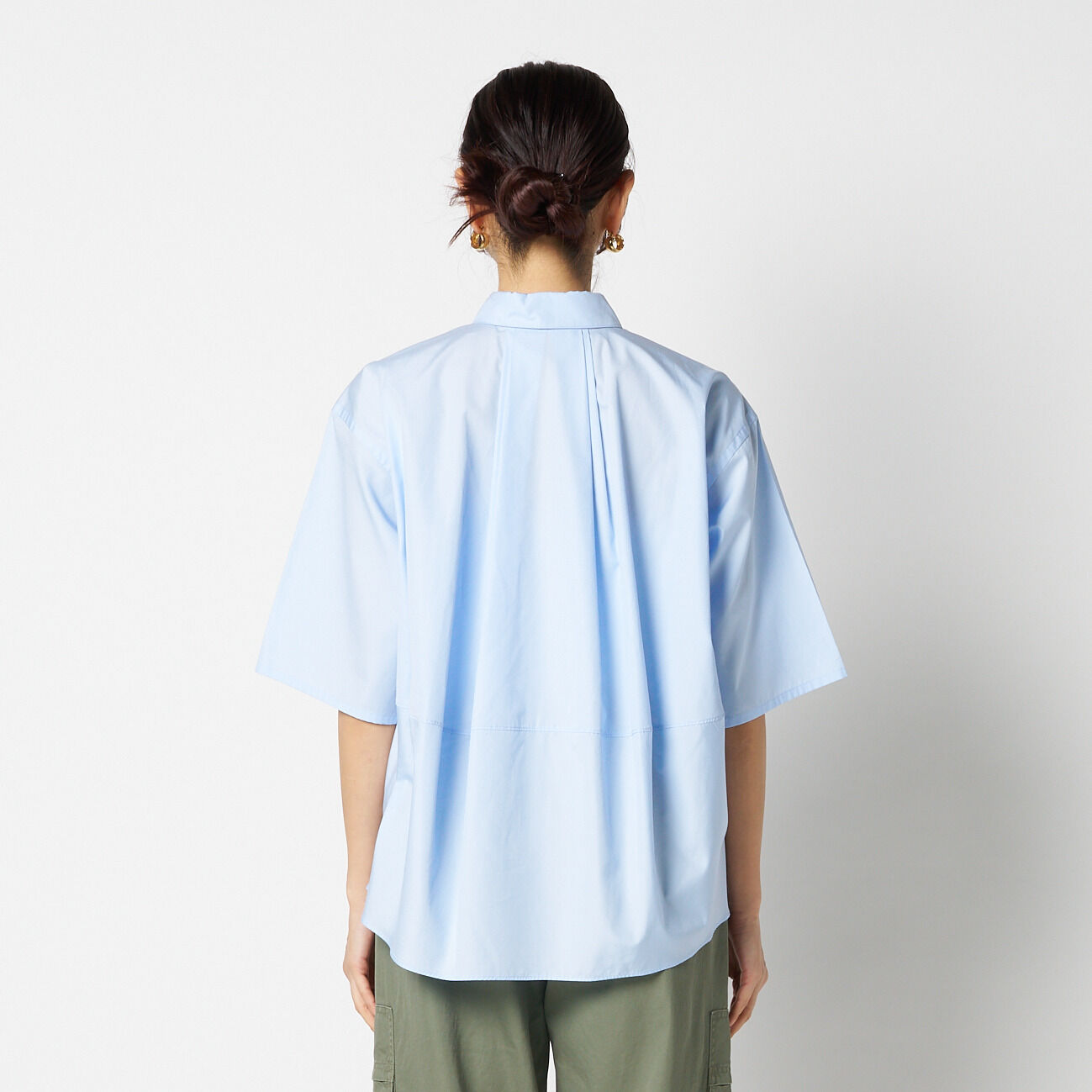 HELIOPOLE「HELIOPOLE BACK VOLUME SHIRT」|シャツ・ブラウス|
