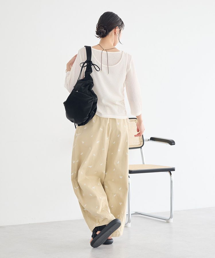 earth music&ecology「SET2点ギャザータンク＋ヘンリーネックプルオーバー」|Tシャツ・カットソー|