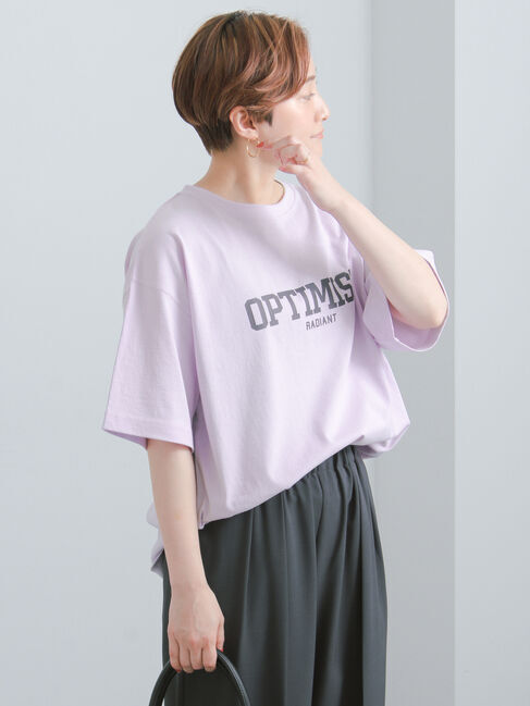 Te chichi「シンプルロゴプリントBIGTシャツ」|Tシャツ・カットソー|